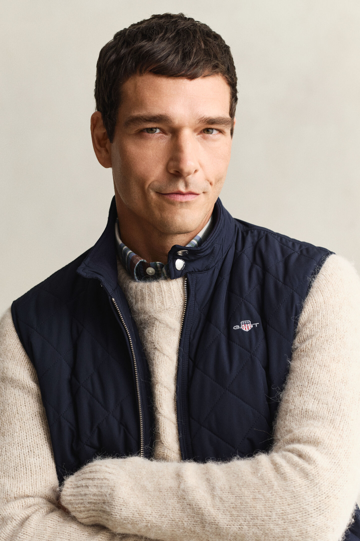Quilted Windcheater Vest