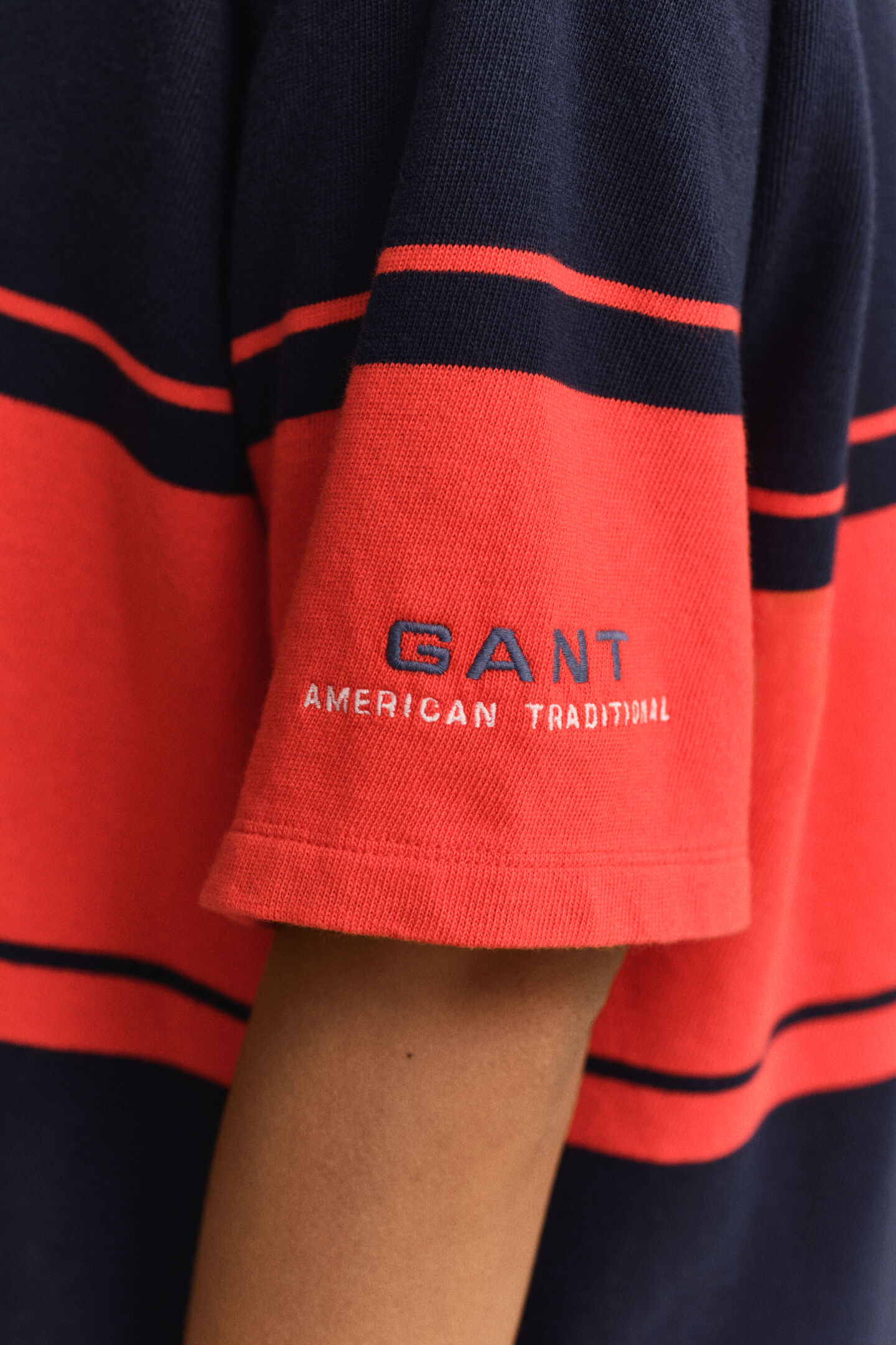 Barstriped Short Sleeve Heavy Rugger