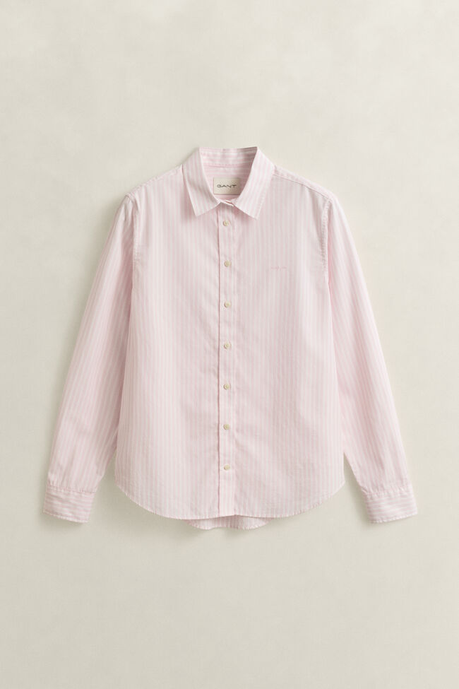 Regular Fit Classic Striped Poplin Shirt