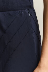 Bias Cut Flared Skirt