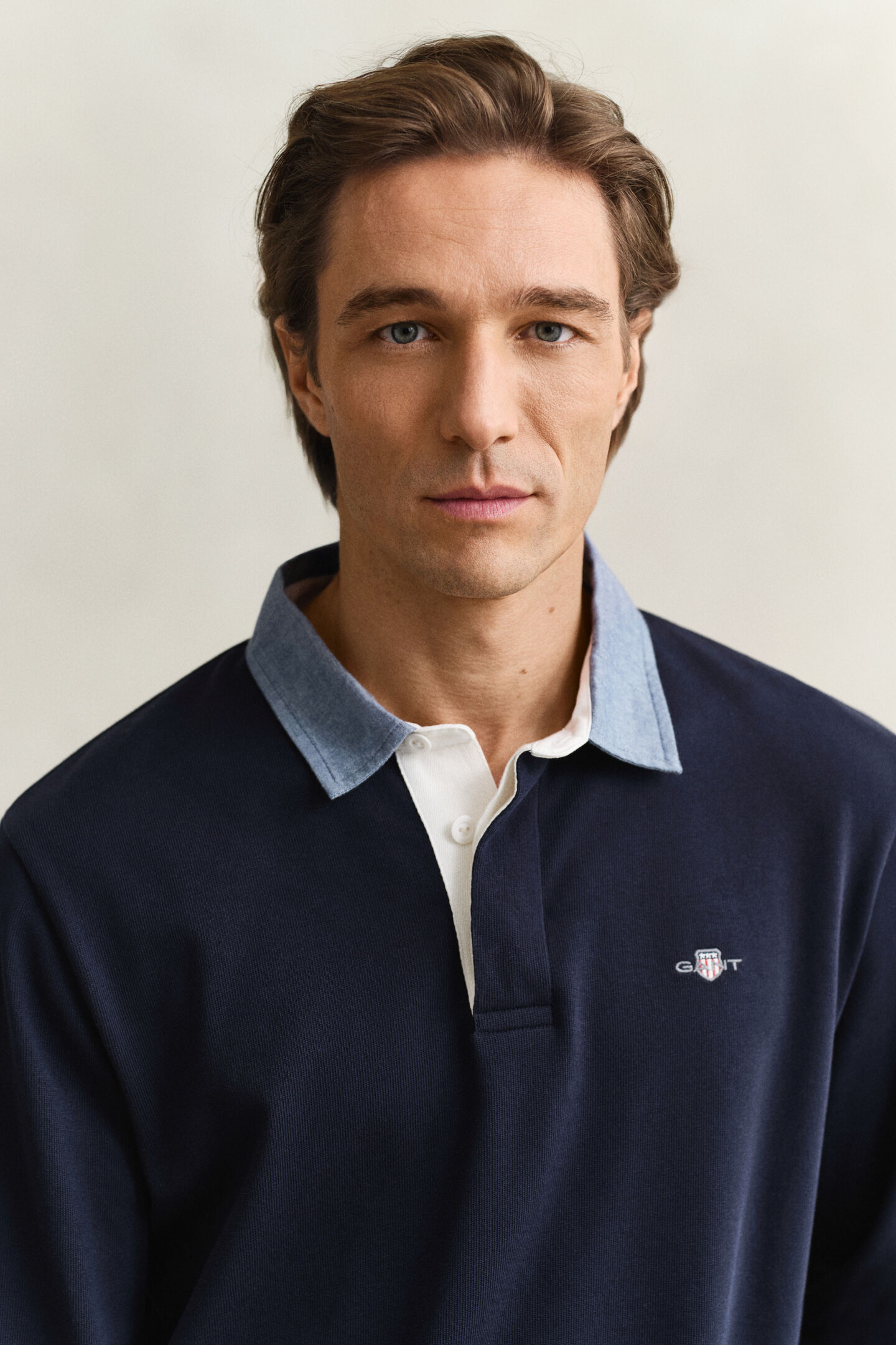 Chambray Collar Heavy Rugger