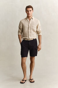 Linen Cargo Shorts