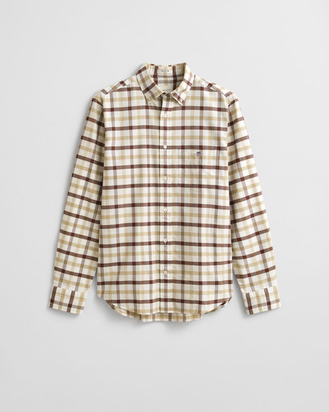 Regular Fit Checked Oxford Shirt