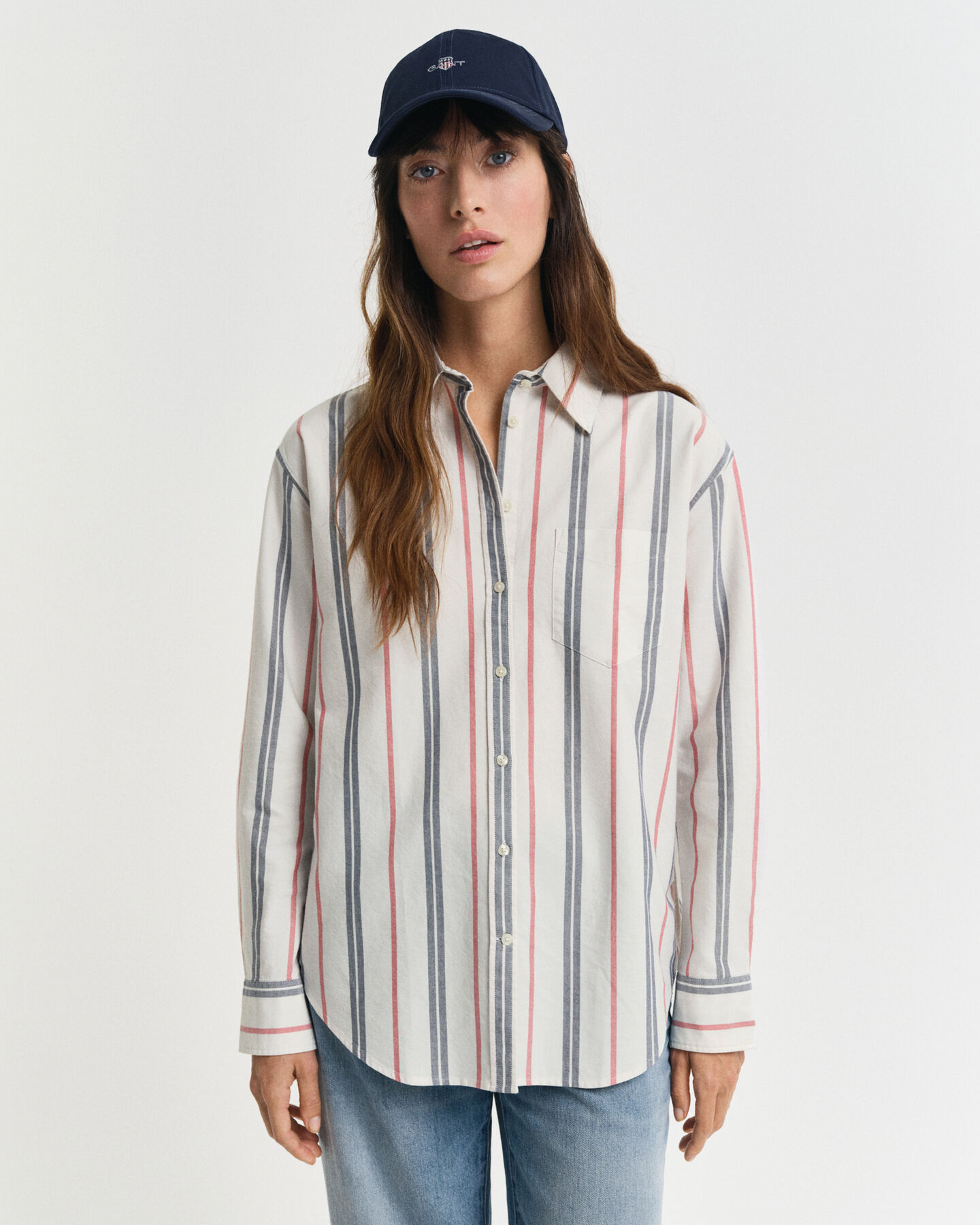 Relaxed Fit Archive Striped Oxford Shirt