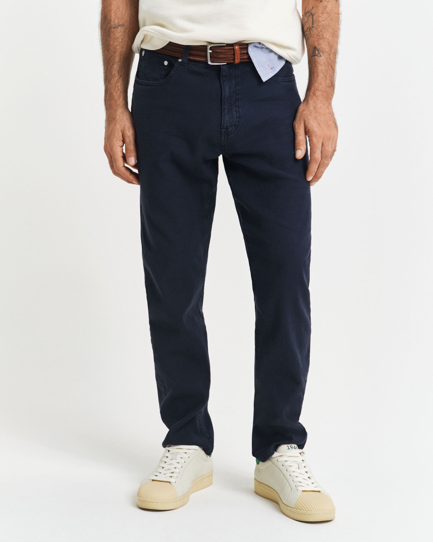 Regular Fit Cotton Linen Jeans