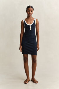 Ribbed Tank Dress