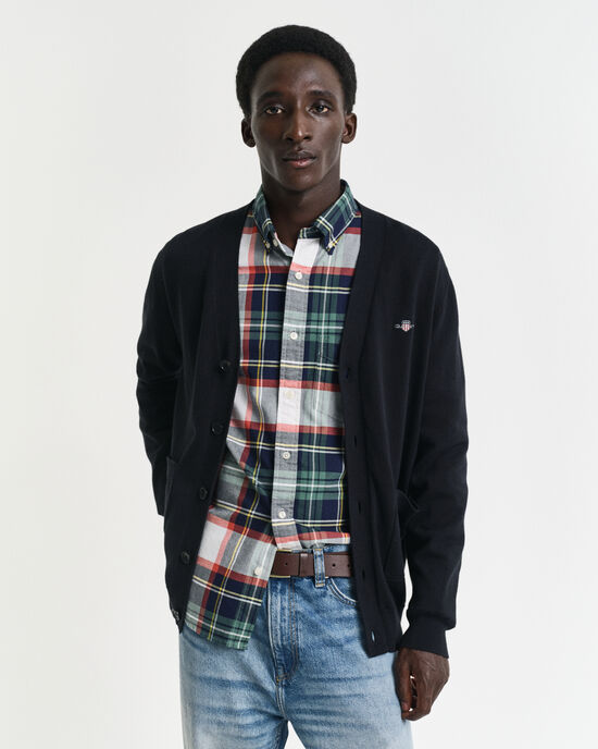 Classic Cotton V-Neck Cardigan