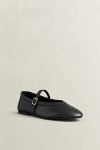 Chadii Leather Ballet Flats