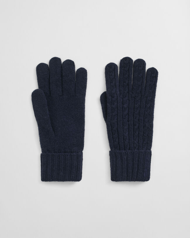 Wool Cable Gloves