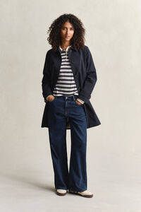 Striped Long Sleeve Polo Shirt