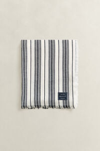 Yacht Striped Cotton Linen Throw
