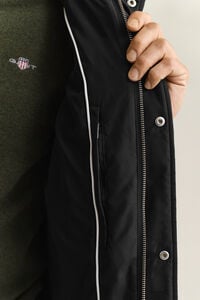 Quilted Windcheater Mid-Length Jacket