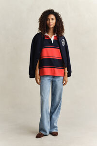 Barstriped Short Sleeve Heavy Rugger