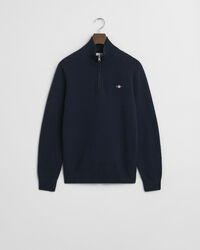 Micro Textured Half-Zip Sweater
