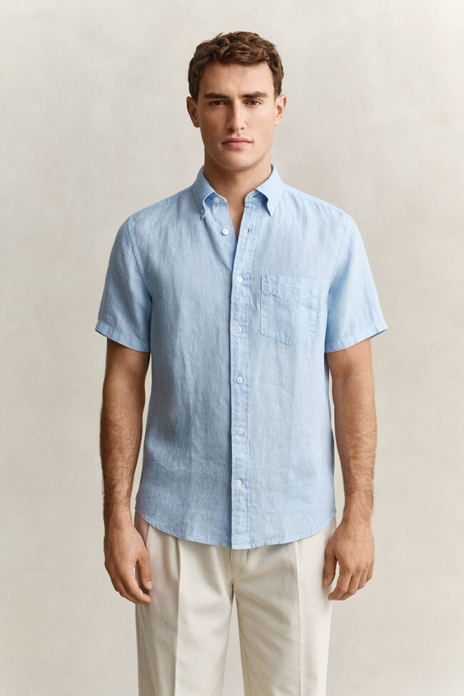 Short Sleeve Linen Shirt