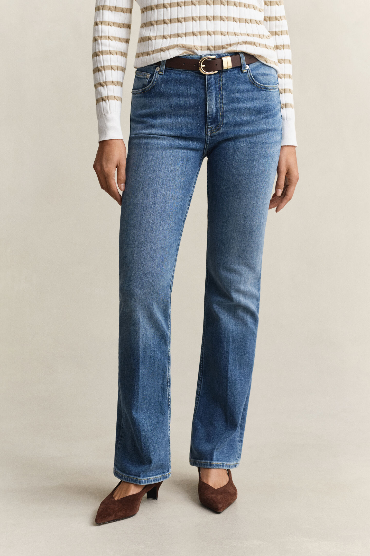 Flared Stretch Jeans