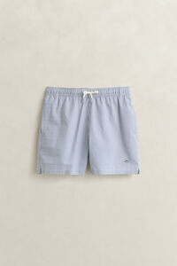 Striped Seersucker Swim Shorts