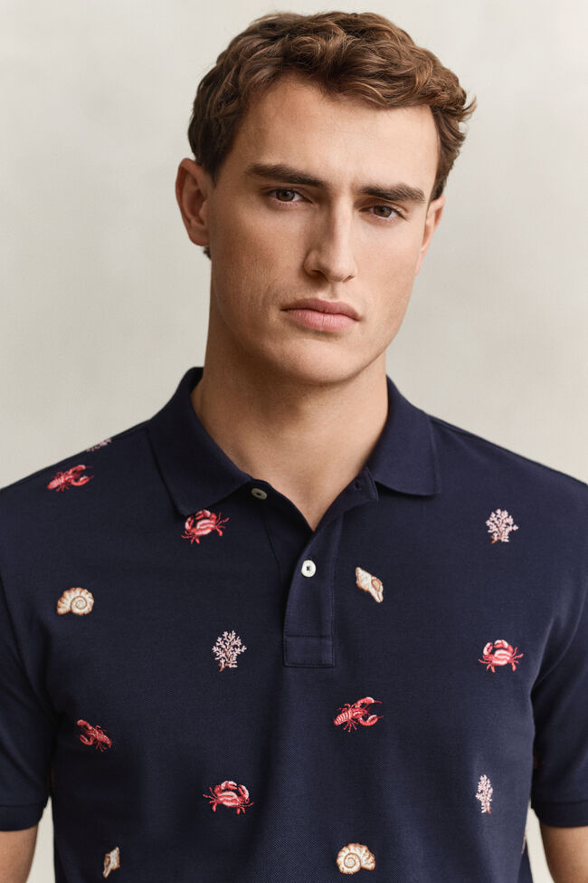 Embroidered Polo Shirt
