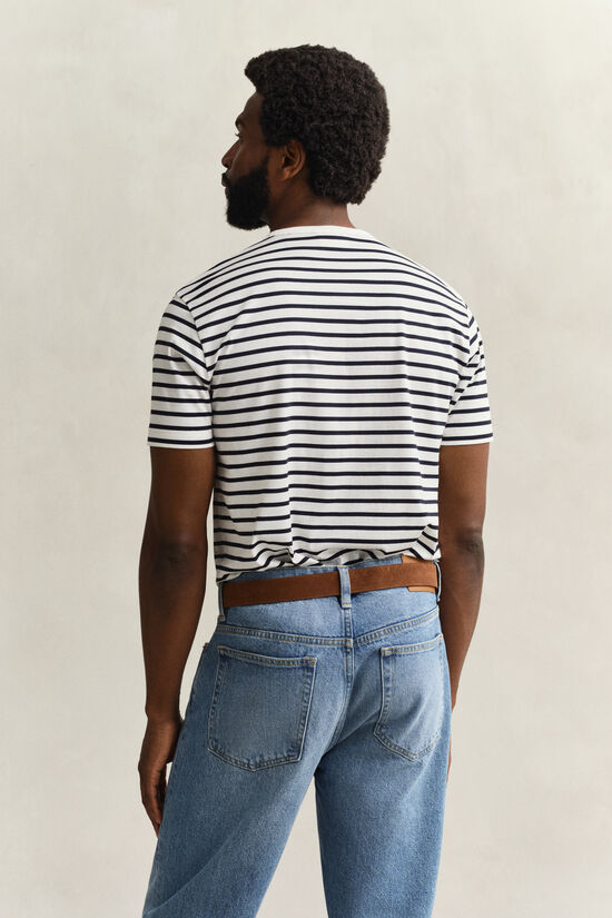 Pima Cotton Striped T-Shirt