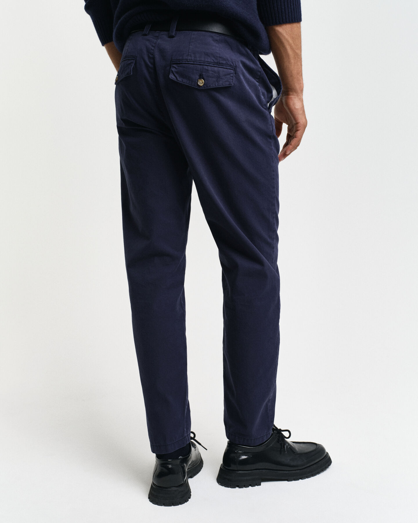 Regular Fit Tapered Canvas Chinos