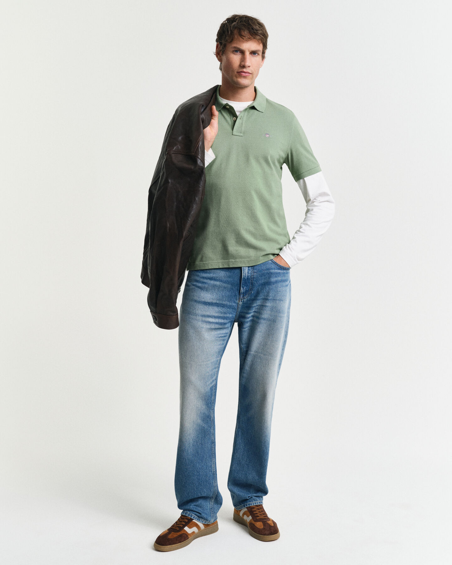 Regular Fit Shield Piqué Polo Shirt