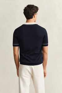 Cotton Modal Polo Sweater