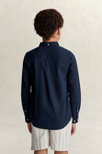 Teen Boys Linen Blend Shirt