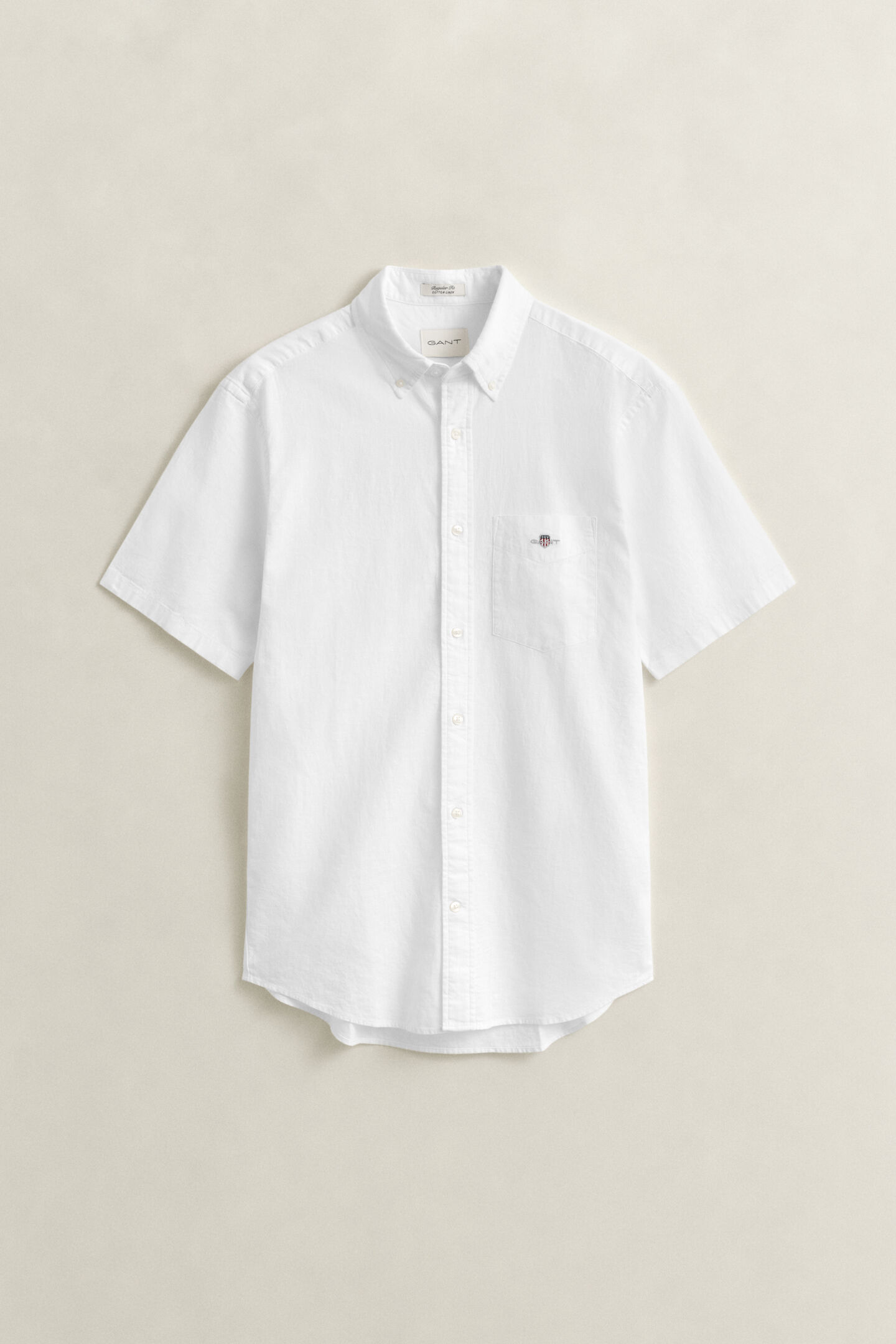 Linen Blend Short Sleeve Shirt