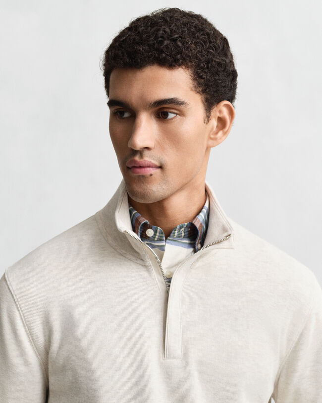 Light Sacker Rib Half-Zip Sweatshirt