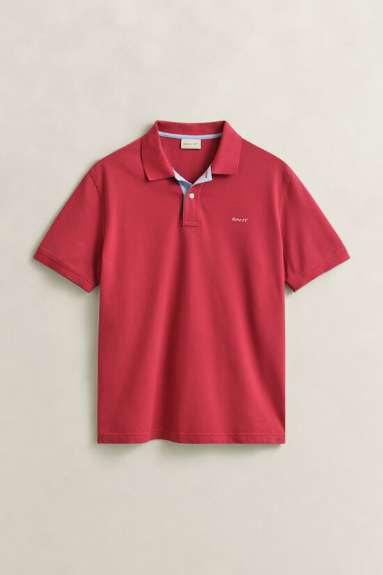 Contrast Piqu&eacute; Polo Shirt