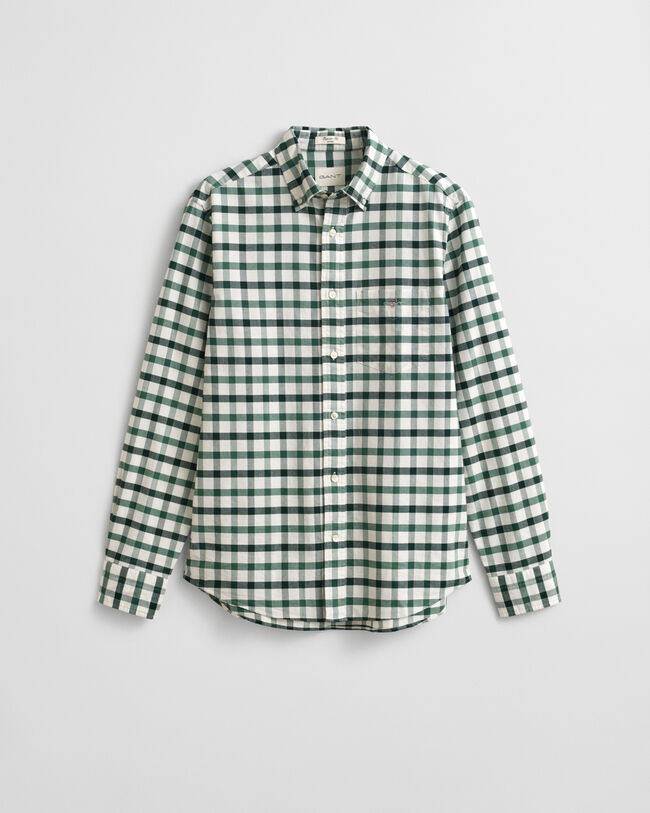 Regular Fit Checked Oxford Shirt