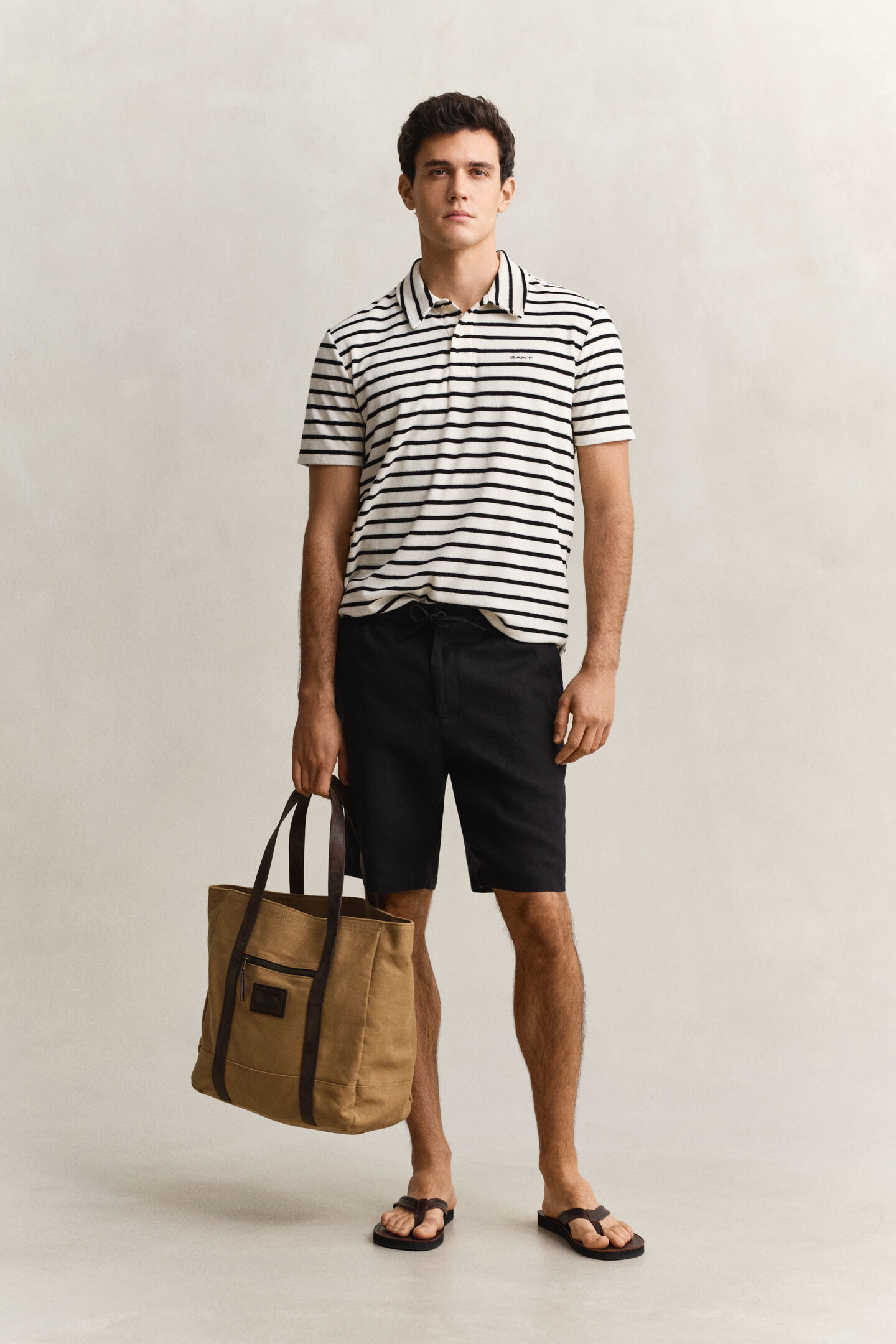 Terry Cloth Polo Shirt