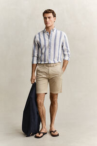 Striped Linen Blend Shirt