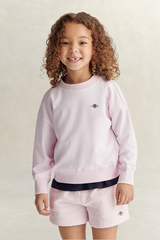 Girls Oversized Shield Sweatshirt