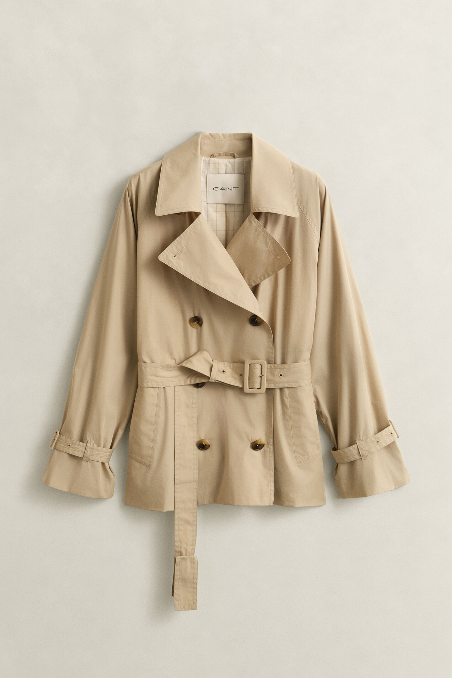 Lightweight Short Trench Coat