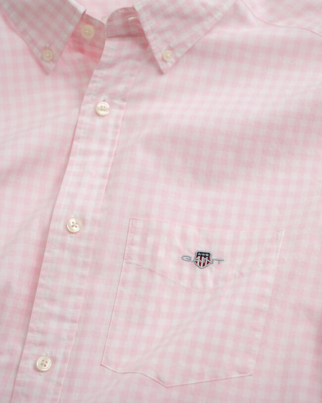 Regular Fit Classic Gingham Poplin Shirt