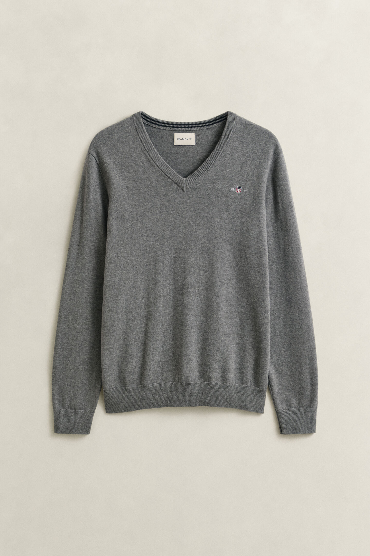 Classic Cotton V-Neck Sweater