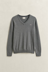 Classic Cotton V-Neck Sweater