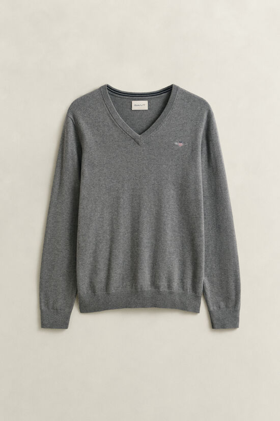 Classic Cotton V-Neck Sweater