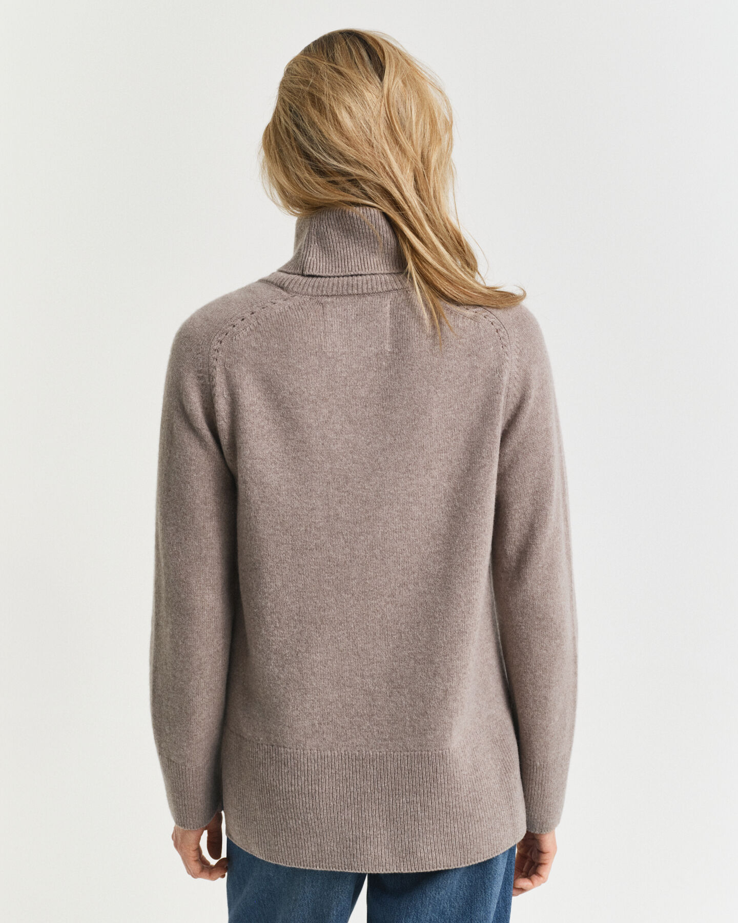 Soft Wool Cashmere Blend Turtleneck Sweater
