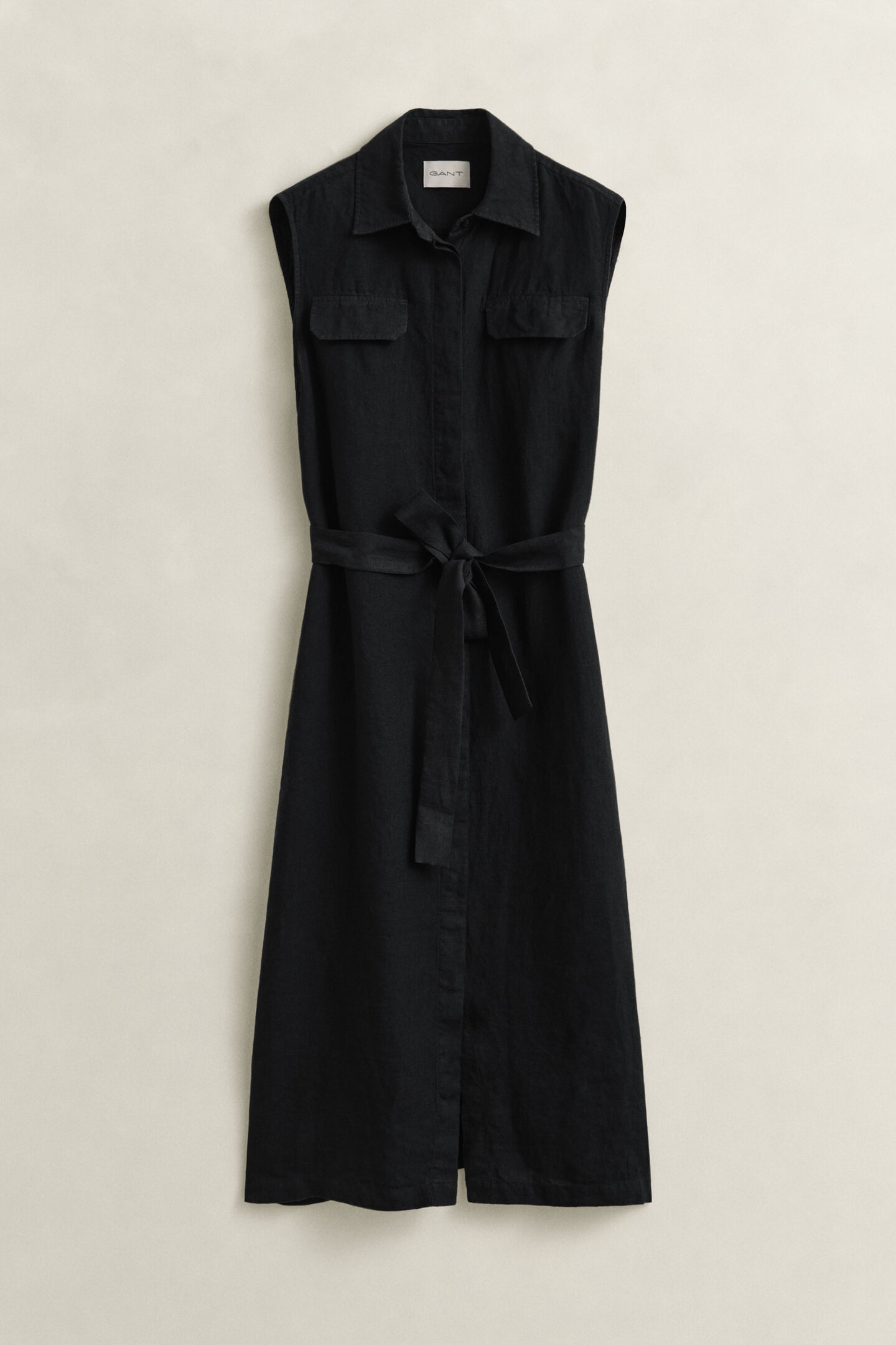 Sleeveless Linen Dress