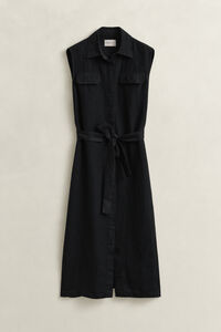 Sleeveless Linen Dress