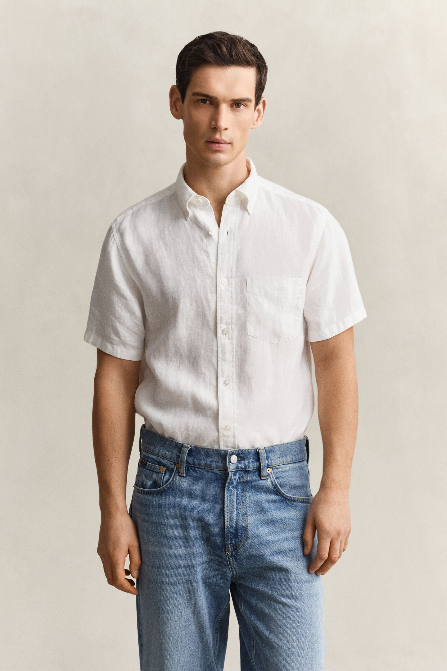 Short Sleeve Linen Shirt