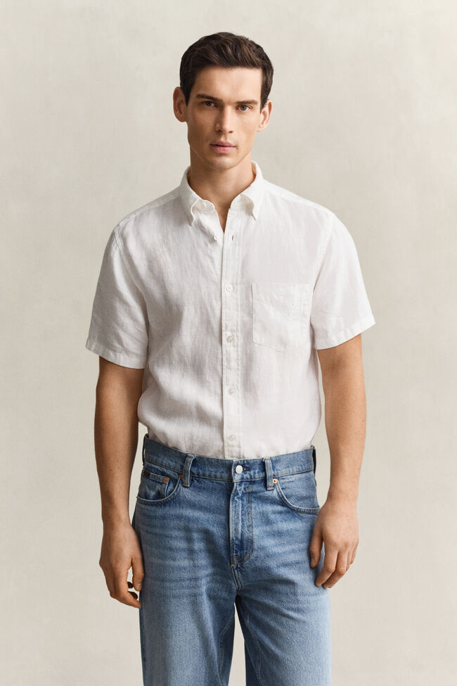 Short Sleeve Linen Shirt