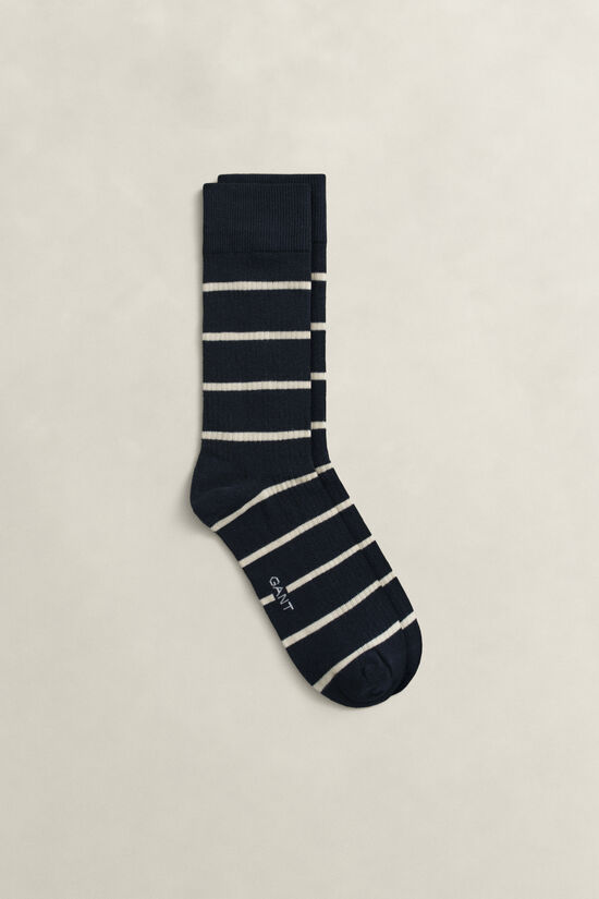Striped Rib Socks
