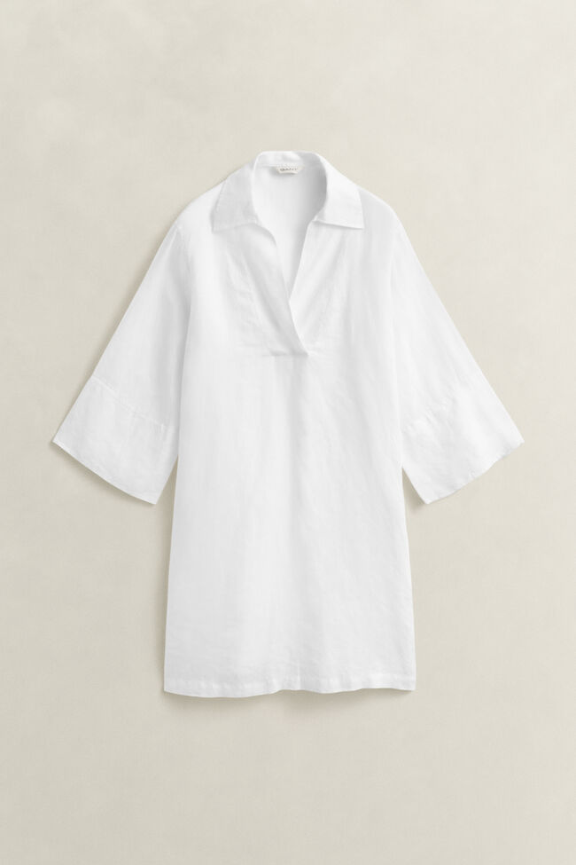 Popover Linen Dress