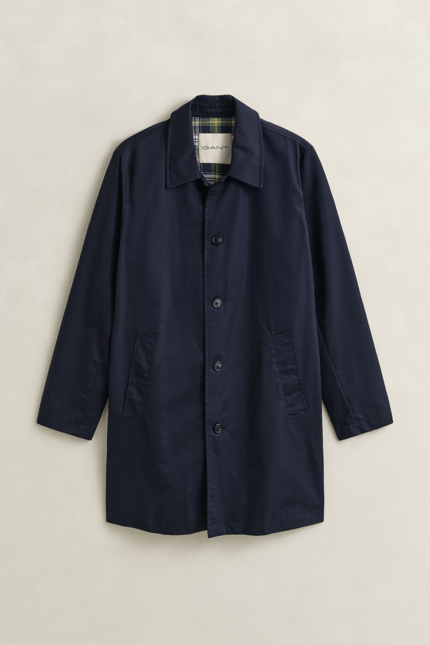 Cotton Blend Car Coat