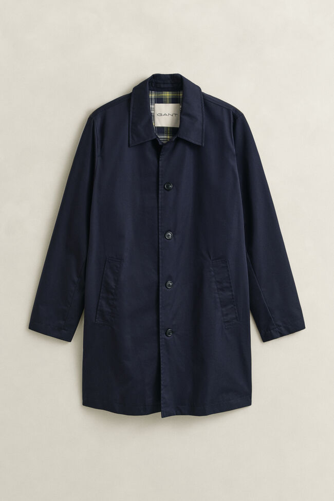 Cotton Blend Car Coat