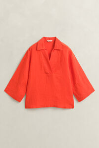 Popover Linen Shirt