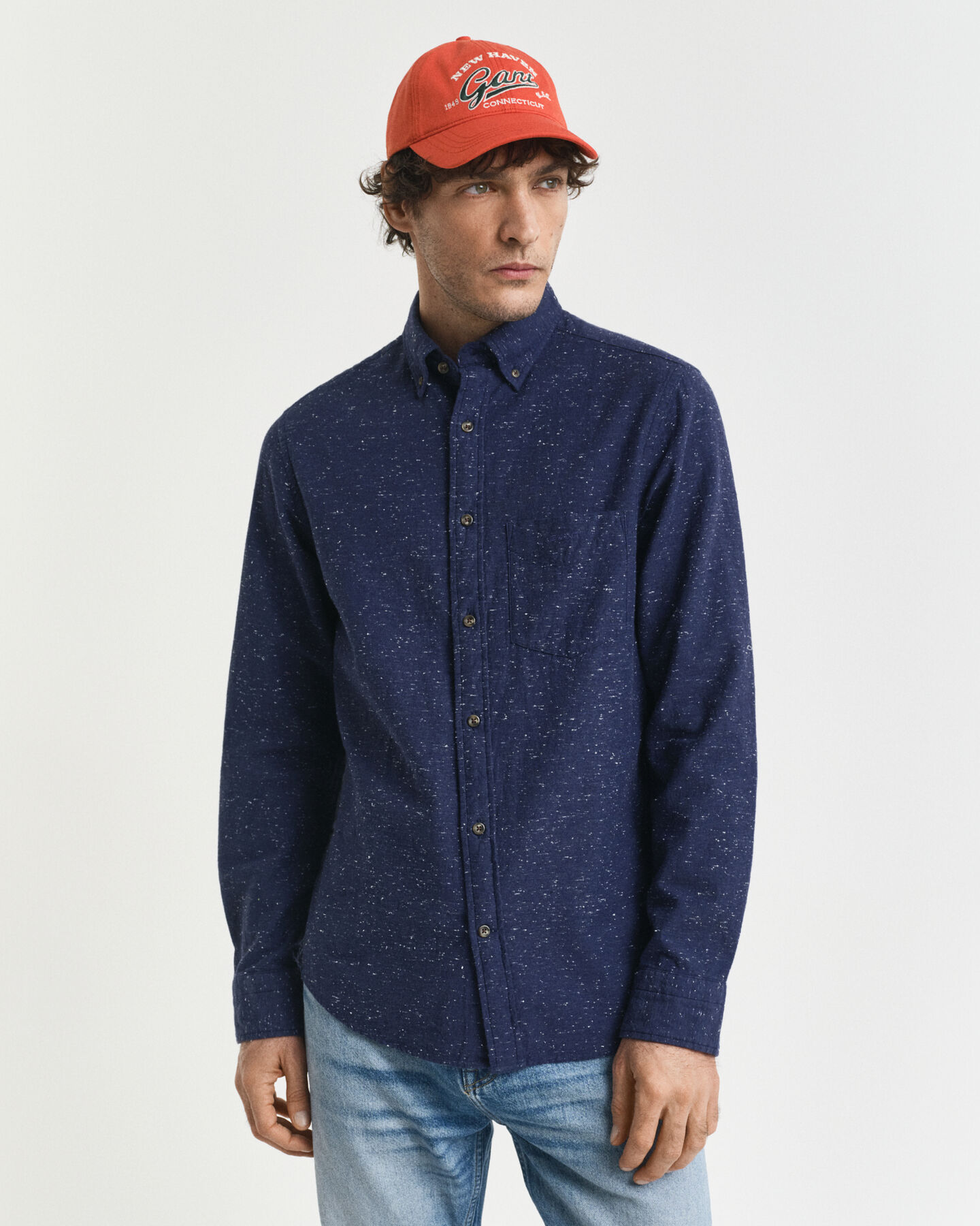 Regular Fit Nepps Flannel Shirt